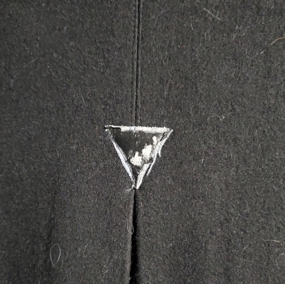 Venus Black Faux Fur Trim Coat - Picture 6 of 6